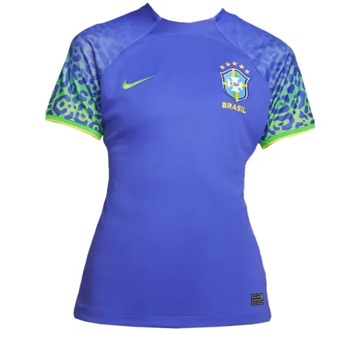 Camiseta Brasil - Feminina - Azul - 2022 - Oficial - M
