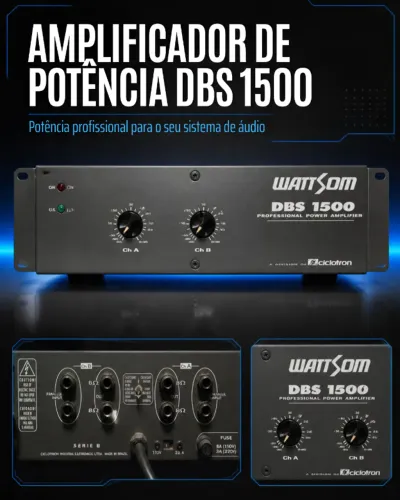 O amplificador de potência profissional