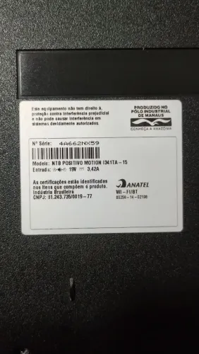 Notebook com acessórios e mochila bateria boa 