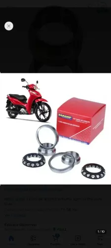 Kit Caixa Direção Biz 2008 2009 2010 2011 Original Honda