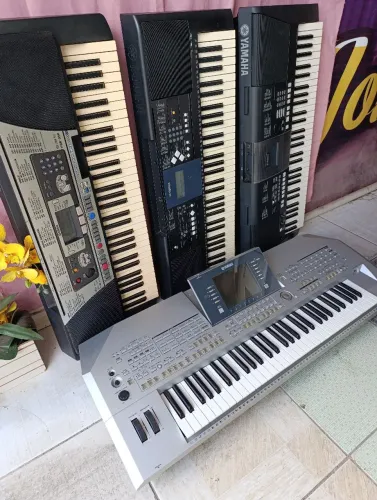 Teclados Yamaha já com ritmos atuais
