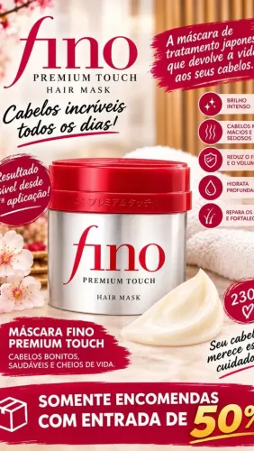 Máscara fino premium touch hair