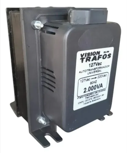 Transformador 2000VA Bivolt 110/127V e 220V - Autotransformador - Conversor