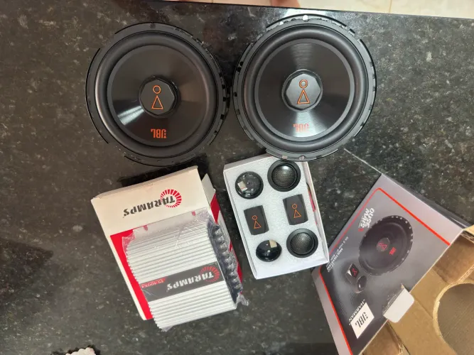 Alto Falante JBL + Modulo Taramps