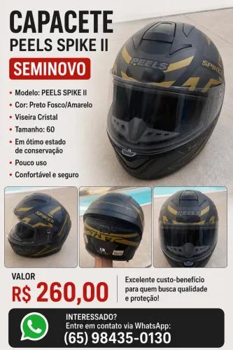 Capacete Peels seminovo
