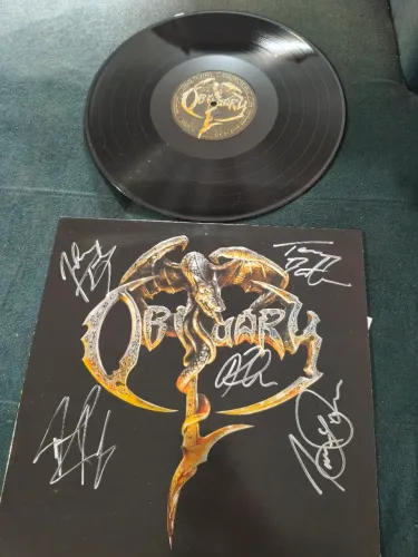 ?[AUTOGRAFADO] Vinil LP Obituary - Obituary (2017) - Relapse Records