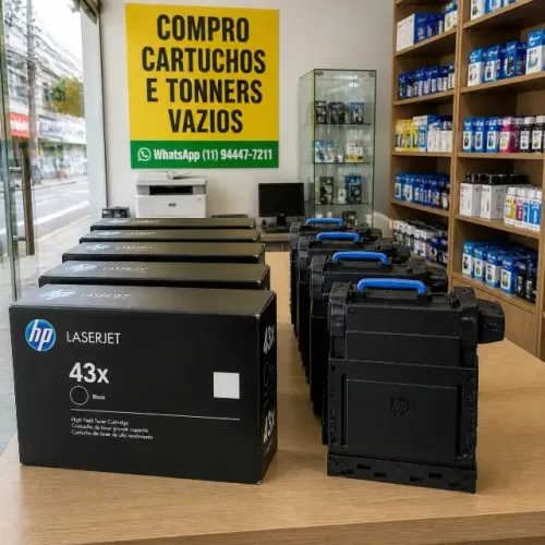 Cartucho de toner para impressora HP, modelo 8543X (43X)