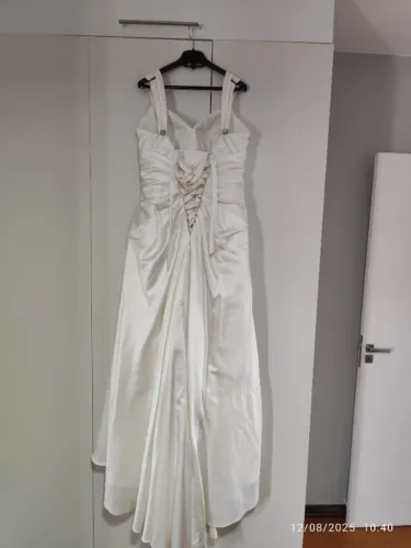 Vestido de casamento Longo Branco Tamanho 44 / G
