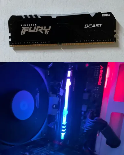 Memória 8gb HyperX DDR4 3000mhz RGB