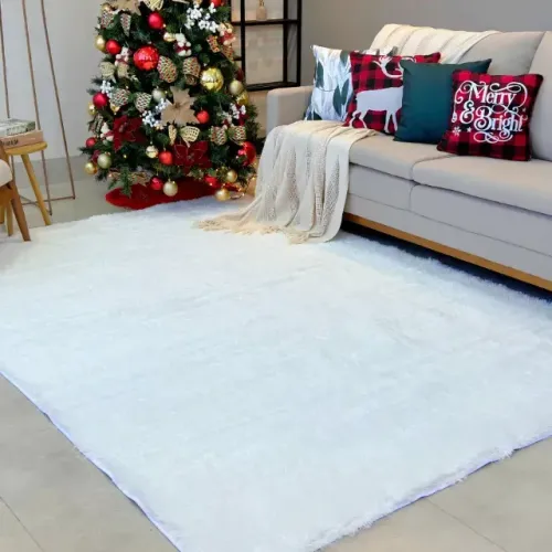 Tapete 1,50x1,00 Branco Novo