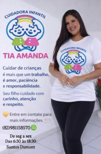 Cuido de criança a partir de 4 meses 