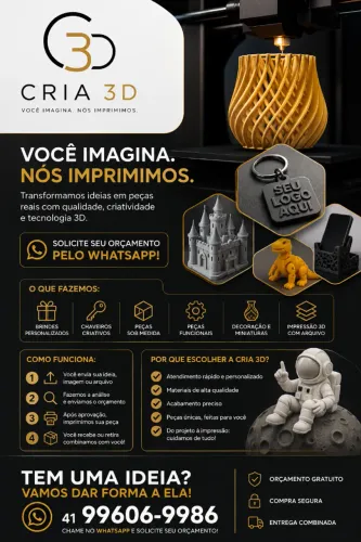 IMPRESSÃO 3D PERSONALIZADA