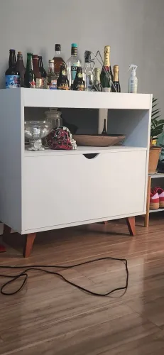Móvel aparador/bar Tok Stok - branco