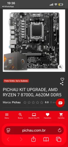 Kit completo placa mãe