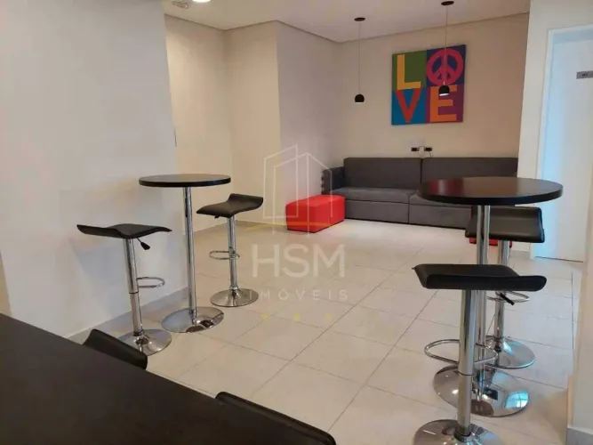Apartamento de 49 m² no Condomínio Viva Mais com automação residencial, 2 dormitórios e la