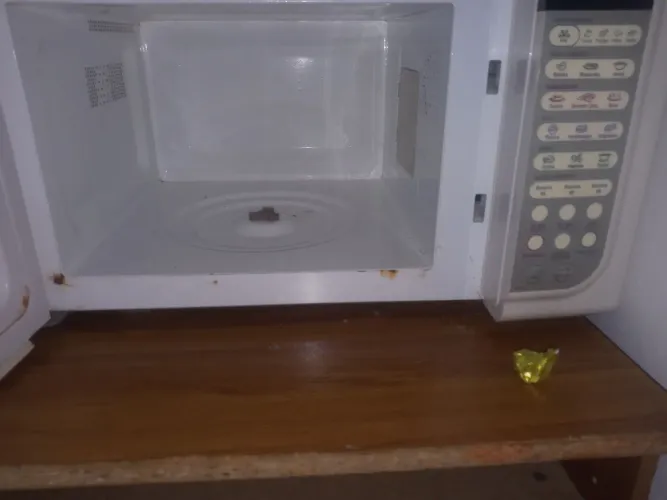 Microondas que parou de funcionar