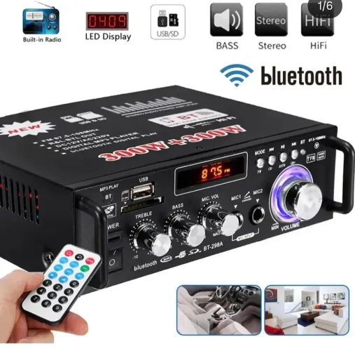 AMPLIFICADOR DE AUDIO GOL-298A-B