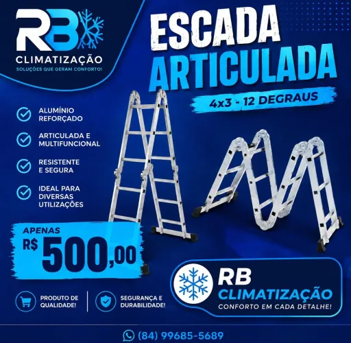 ESCADA ARTICULADA 12 DEGRAUS