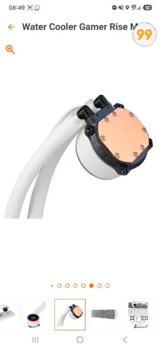 Walter cooler 360mm rise mode branco 