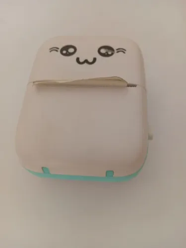 Mini Impressora Termica Bluetooth Infantil Bobina Adesiva Bobina Comum