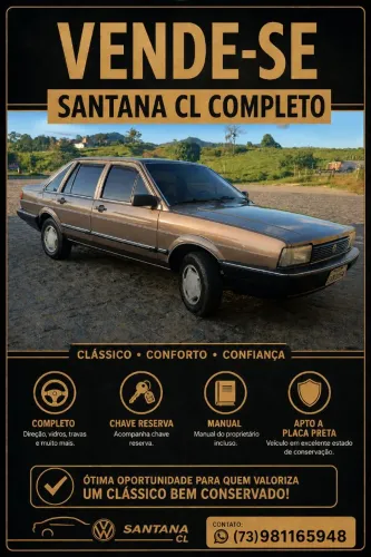 Volkswagen Santana CLI /CL /C 1.8/2.0 /SU 2.0 2p/4p 1988