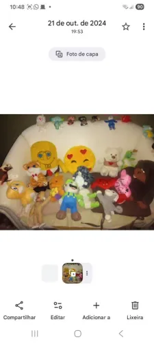 Bichinhos tirados em maquinas 