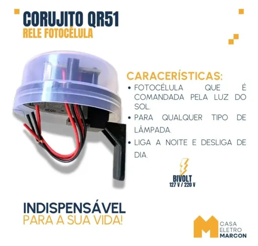 Relé fotocélula bivolt