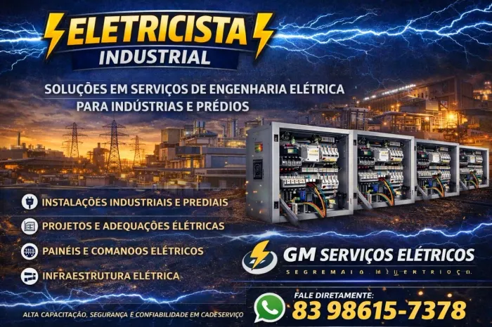 ELETRICISTA RESIDENCIAL E INDUSTRIAL 