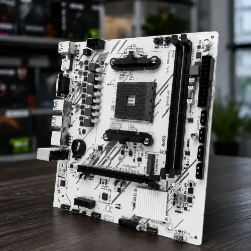 Placa-mãe ZSUS B450-M AM4 DDR4 - Ryzen 1ª à 5ª Geração - M.2 NVMe + HDMI