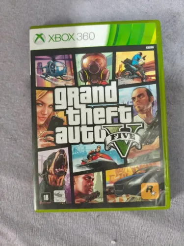 Jogo GTA V (GTA 5) Xbox 360 Mídia Física Original - COMPLETO COM MAPA INTACTO