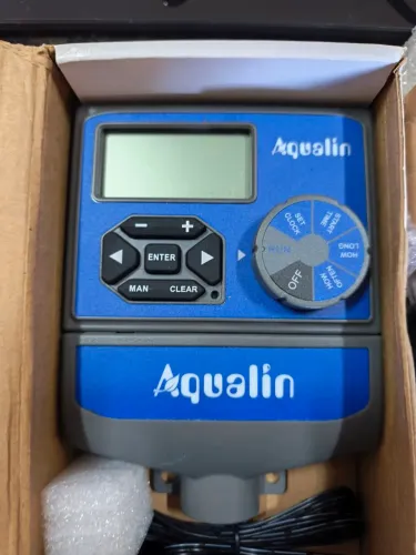 Controlador de Rega Automática Aqualin - 8 Setores - 220V - Com Sensor de Chuva Incluído