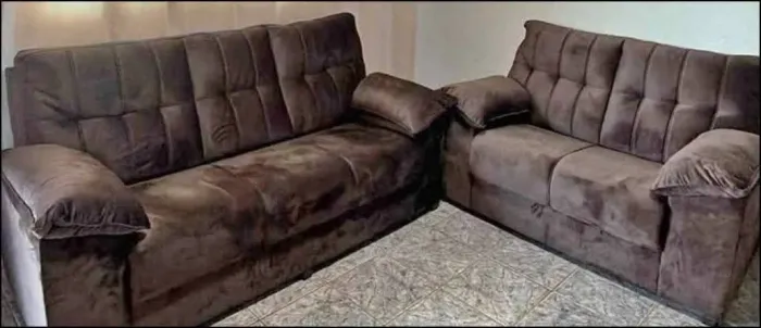 Jogo de sofa 2 e 3 lugares novos 