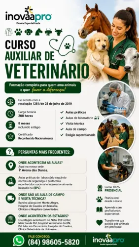 Auxiliar de veterinária 