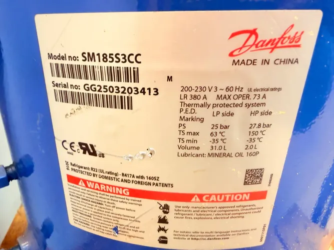 Compressor 15 TRs Danfoss