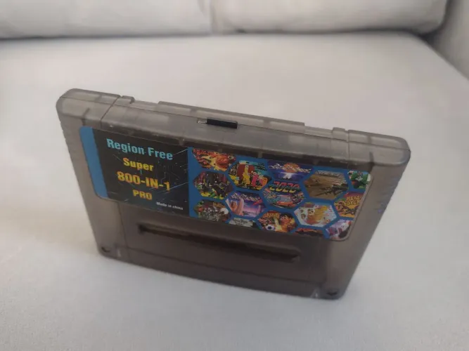 Cartucho com mais de mil jogos super Nintendo 