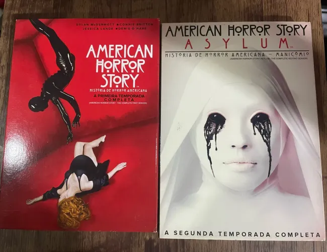 Box DVD Série American Horror Story 1ª a 2ª Temporadas