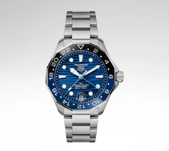 Relógio Tag Heuer Aquaracer - Azul - Bicolor - 43mm - Safira - Aço - Automático- Prem AAA+