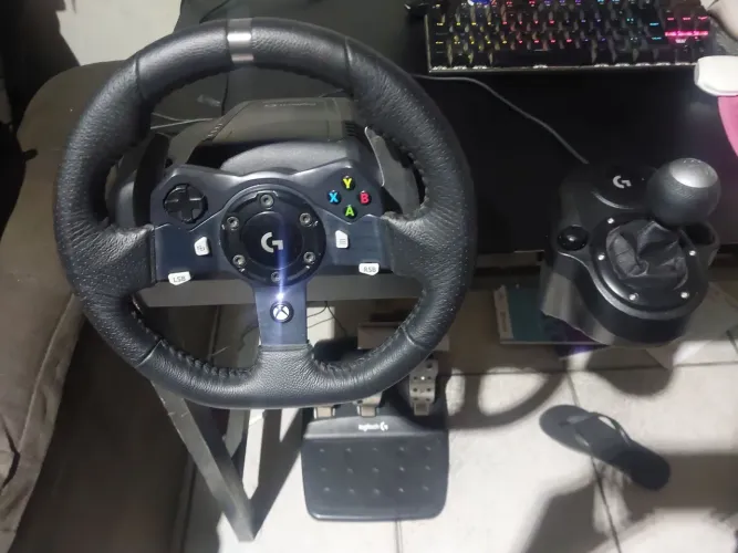 Volante Logitech g920 + Câmbio