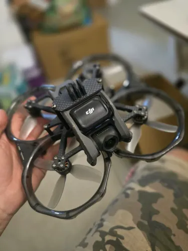 Drone DJI avata melhorado com motor axis e frame axis encaixa gopro
