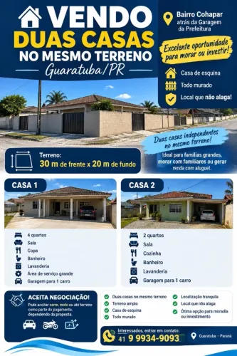 Casa Guaratuba 6 minutos da praia