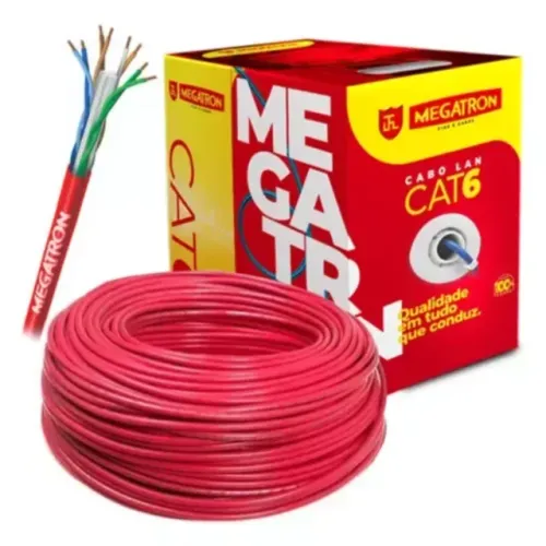 Cabo de Rede Cat6 - Caixa Fechada 305m VM MEGATRON