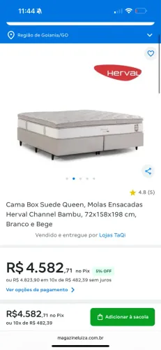 Cama Box Queen + Cabeceira