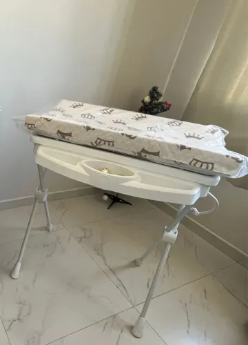 Banheira com trocador 