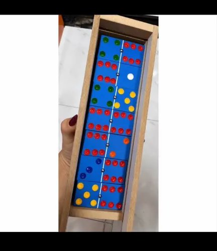 Dominó pvc com caixa mdf