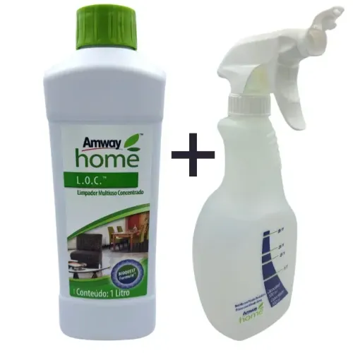 Amway Home LOC Limpador Multiuso Concentrado - Frasco com Válvula Spray 500 ml - Original