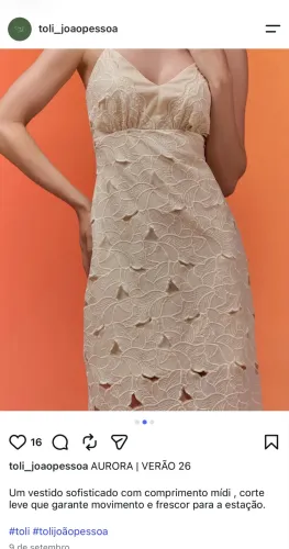 Vestido Toli 2026