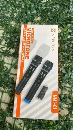 Par de microfone sem fio