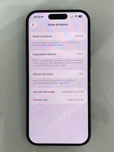 iPhone 17 pro 2 meses de uso