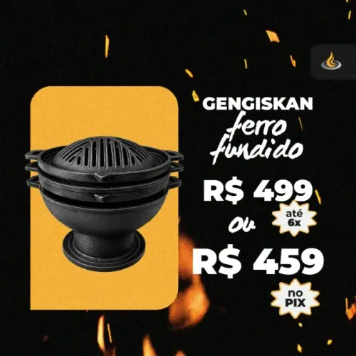 Gengiskan de Ferro Fundido - Completa