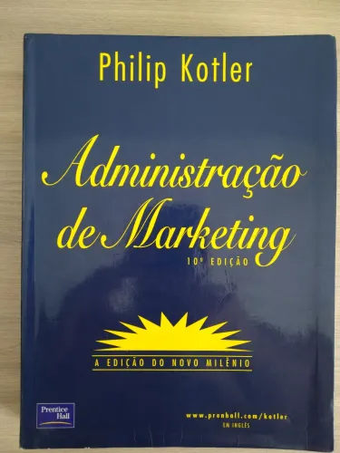 Livro Administração de Marketing 10° edição - Philip Kotler - Bom estado